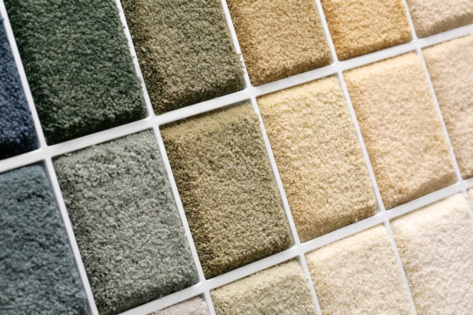 Selection of carpet samples